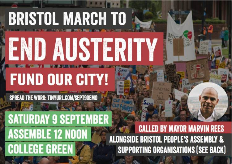 Bristol March: end austerity - fund our city!