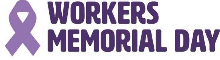 Workers memorial day logo