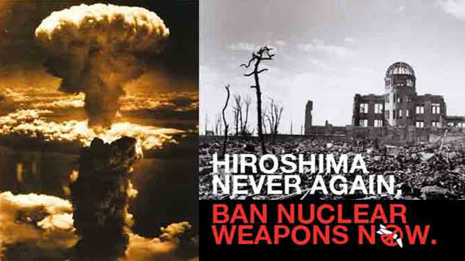 Hiroshima never again